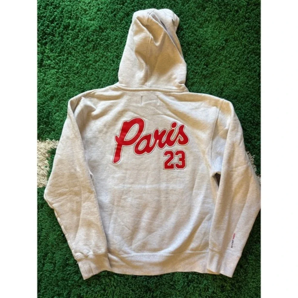 Jordan x PSG Paris Saint-Germain Hoodie Oatmeal Heather Grey Mens‎ Small